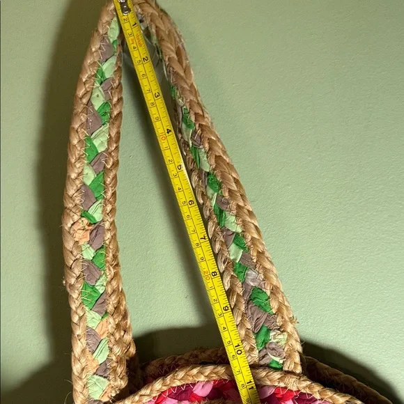 Colorful Spiral Woven Fair Trade Tote Bag - Picture 6 of 6